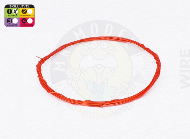MM3410 - 0,33mm (0.013")  Red Wire
