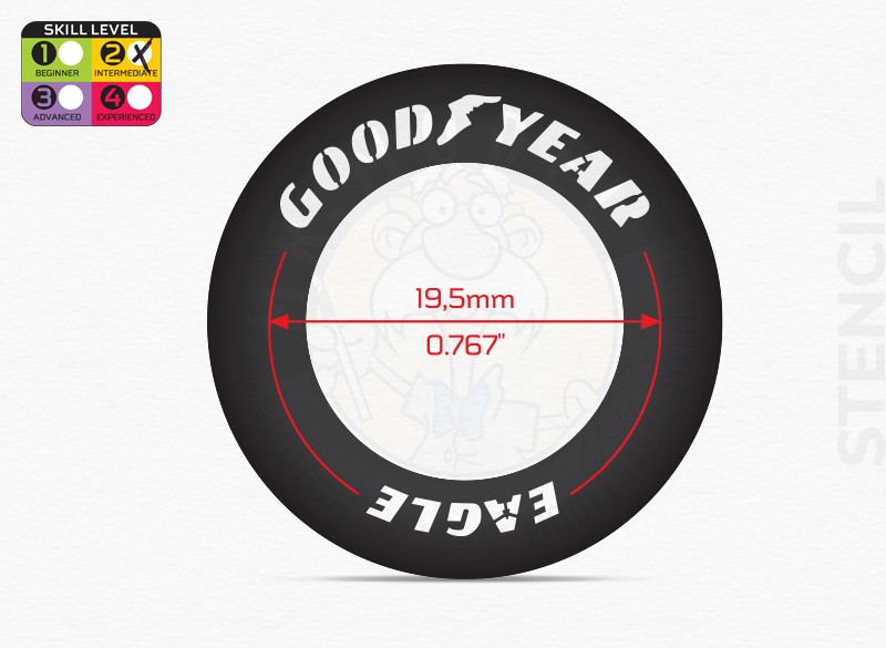 MM91224 - 1:24 Tire Paint Template 12