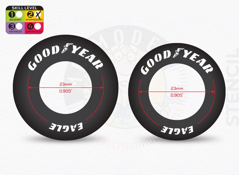 MM90220 - 1:20 F-1 Series Tire Paint Template 2