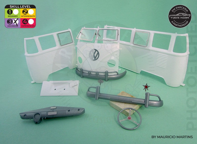MM2120 - VW Bus Safari set for Revell kits