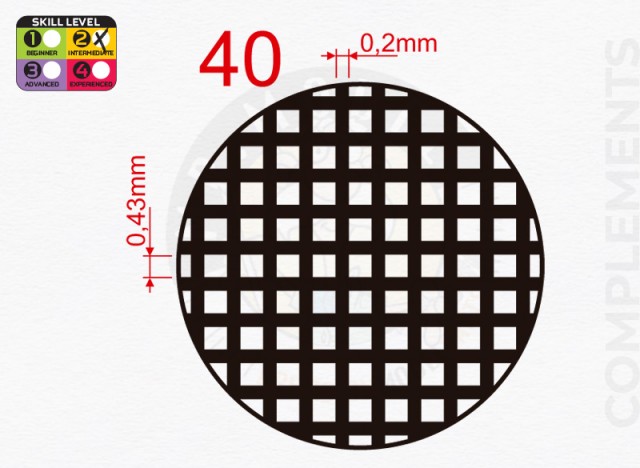 MM6040 - Stainless Steel wire mesh - Mesh 40
