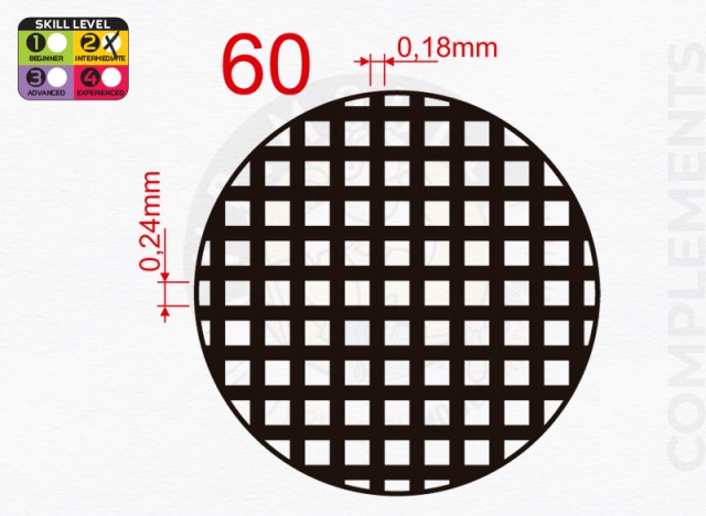 MM6060 - Stainless Steel wire mesh - Mesh 60