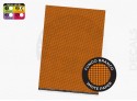 MM01010 - Brown and Orange Houndstooth pattern
