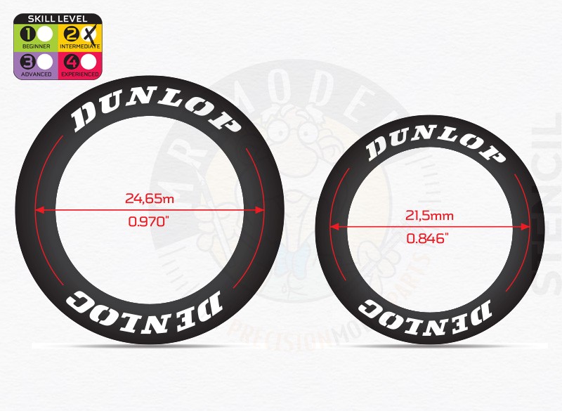 MM92124 - 1:24 Tire Paint Template 21