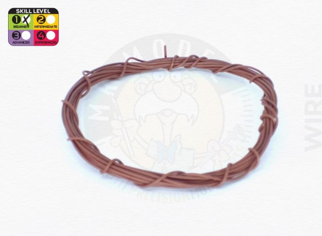 MM3219 - 0,6mm (0.023") Brown Wire