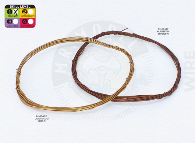 MM3419 - 0,33mm (0.013") Brown Wire