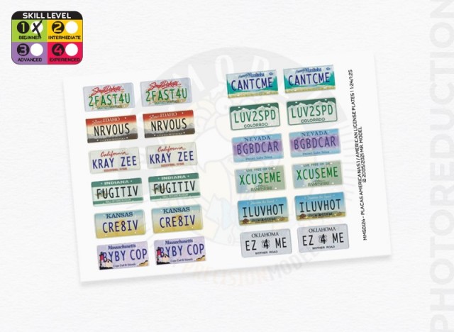 MM50124 - American Auto Plates 1